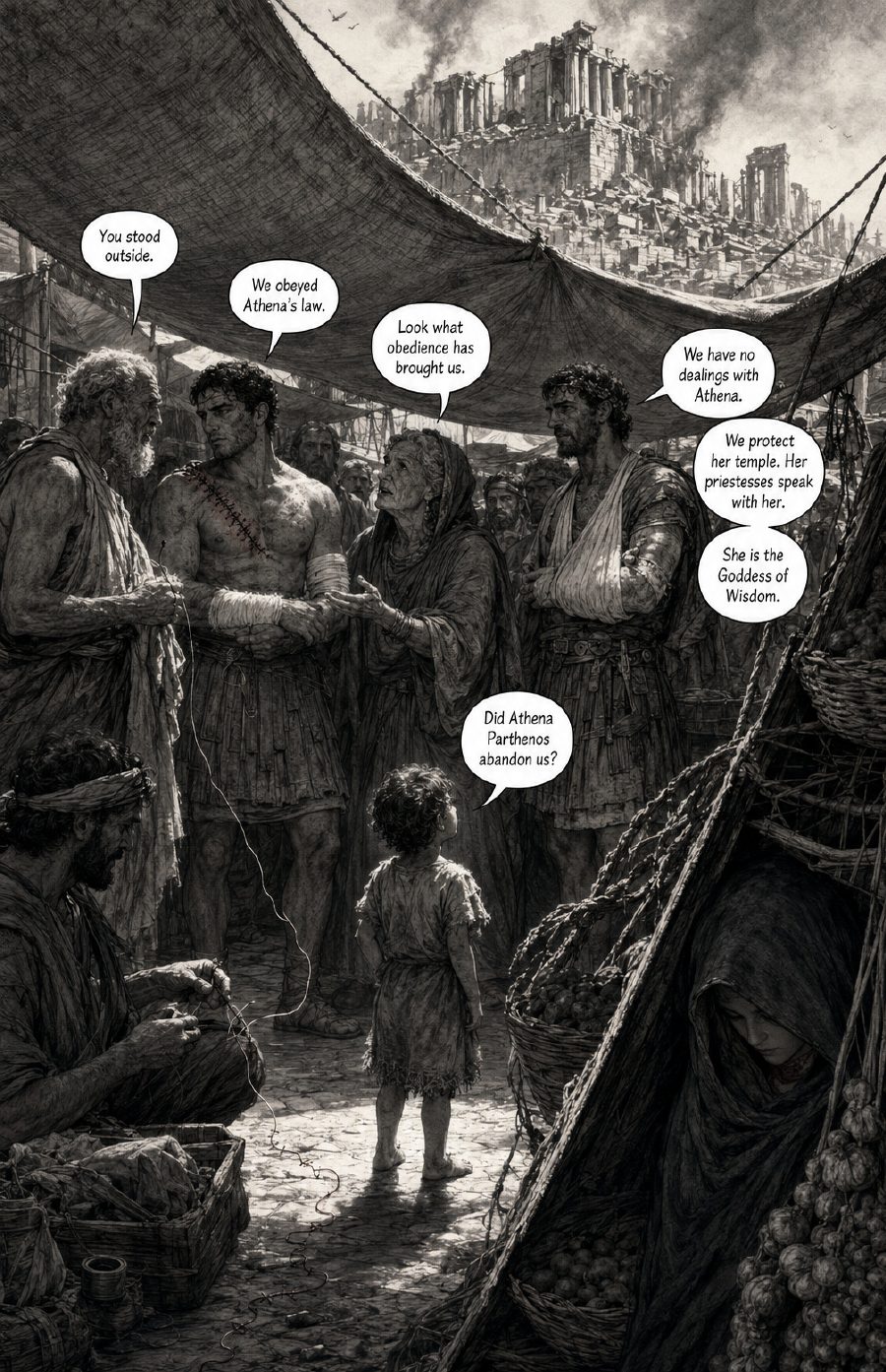 Medusa graphic novel page
