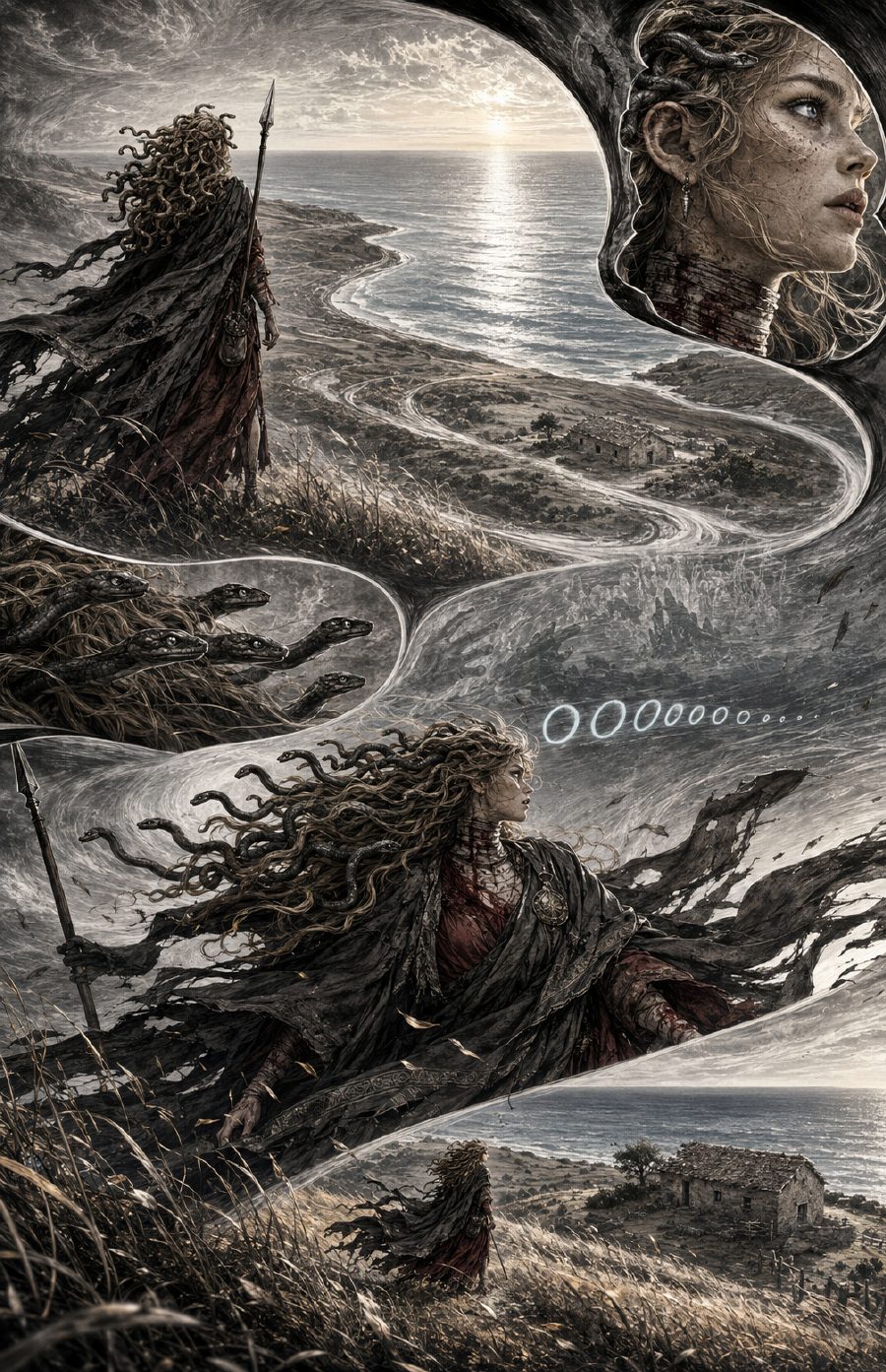 Medusa graphic novel page