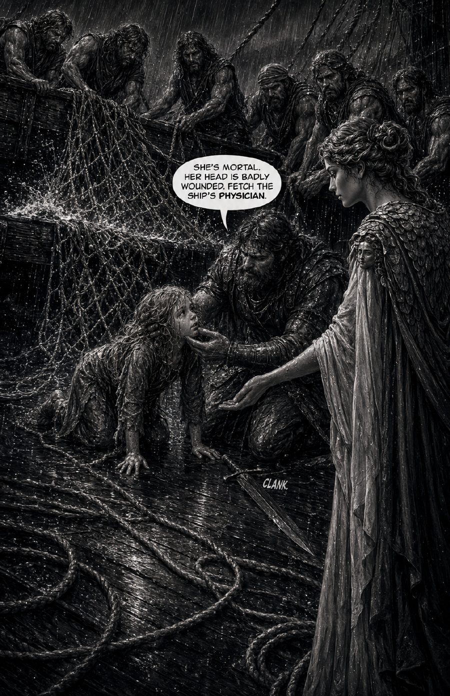 Selected Medusa graphic novel page