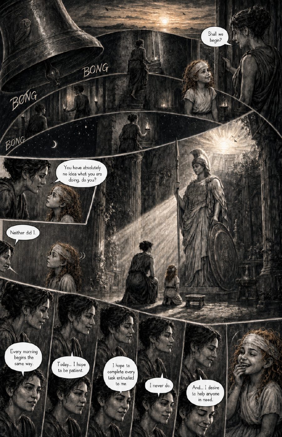 Selected Medusa graphic novel page