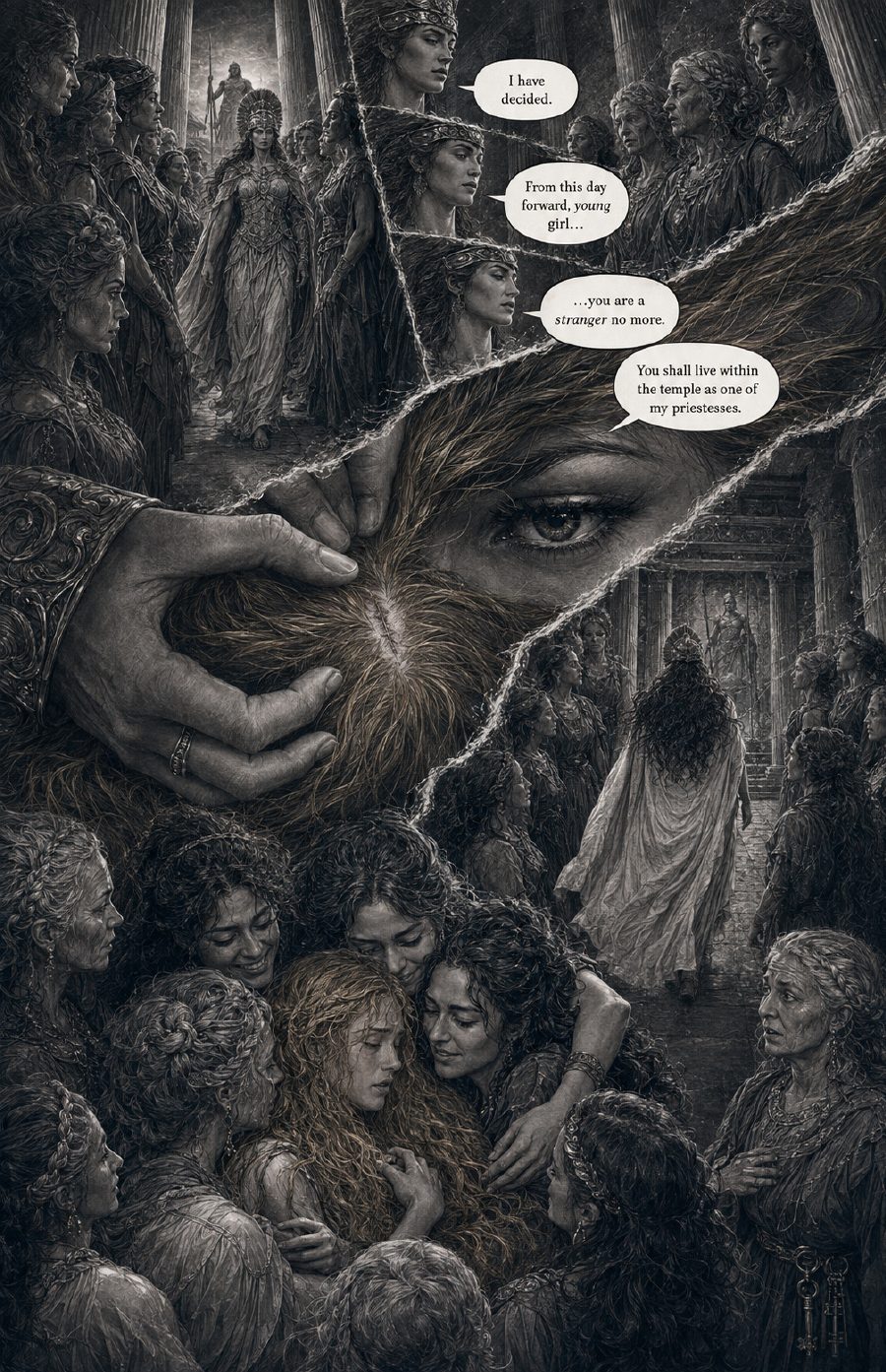 Selected Medusa graphic novel page